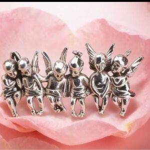 Silver Angel Brooch